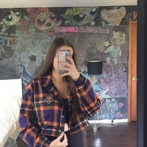 Plaid Windbreaker